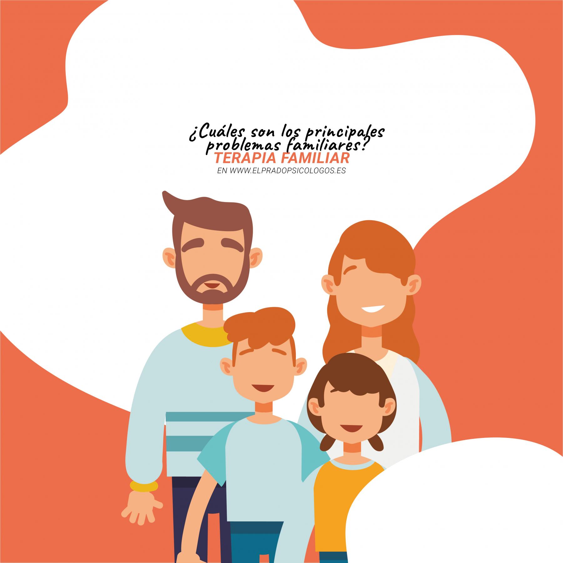 Ilustración sobre los principales problemas familiares